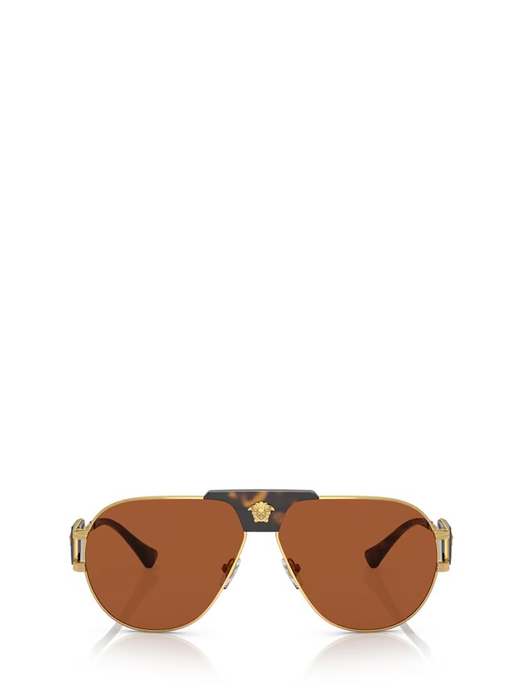 Versace Eyewear Aviator Frame Sunglasses