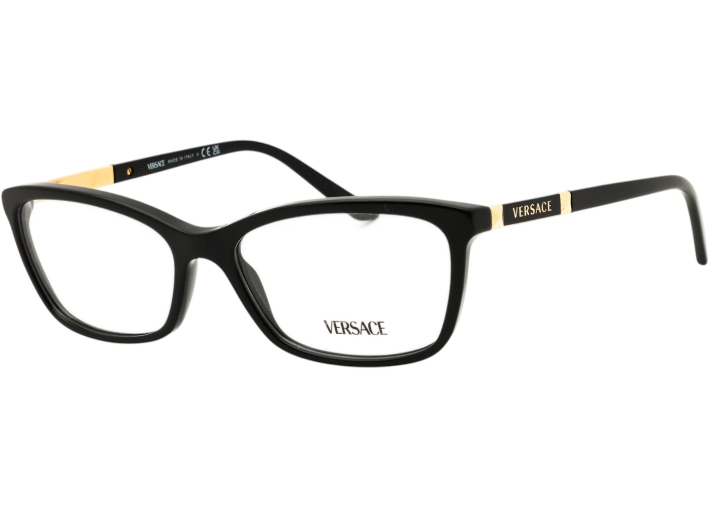 Versace Women's Acetate (VE3186-GB1) Optical Frames Black