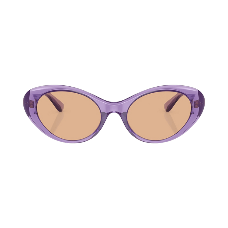 Versace Oval Sunglasses 'Brown'