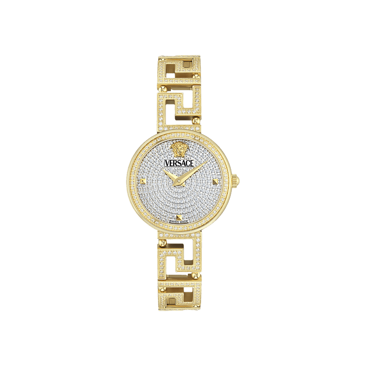 Versace Greca Goddess Diamond Watch 'Gold'