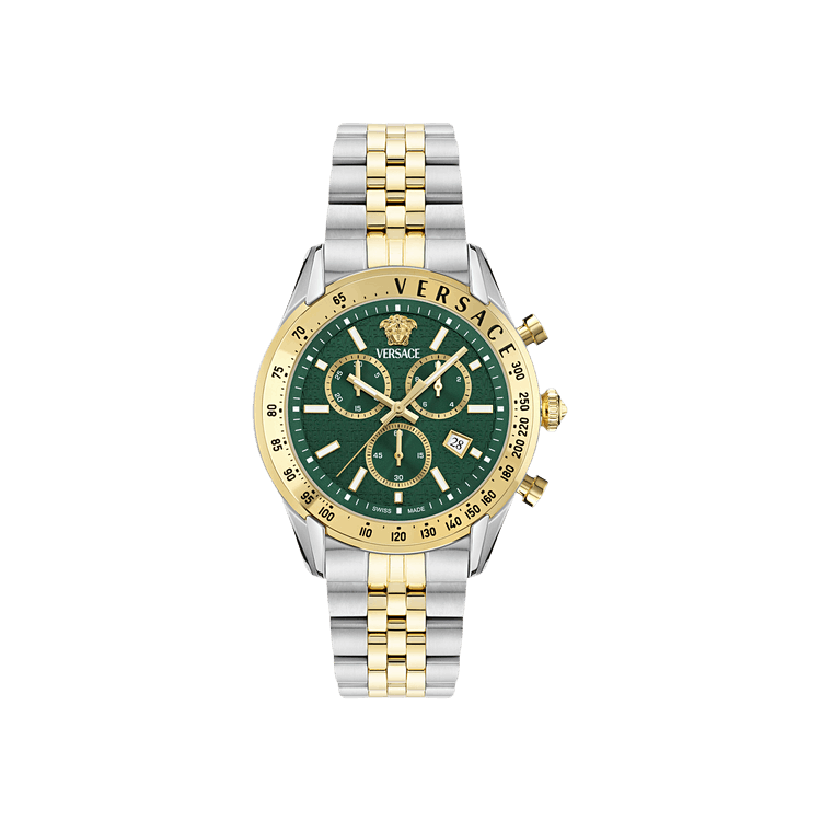 Versace Chrono Master Bracelet Watch 'Two-Tone'