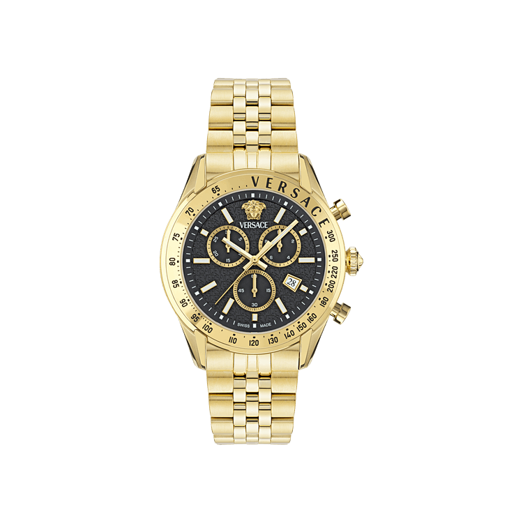 Versace Chrono Master Bracelet Watch 'Gold'