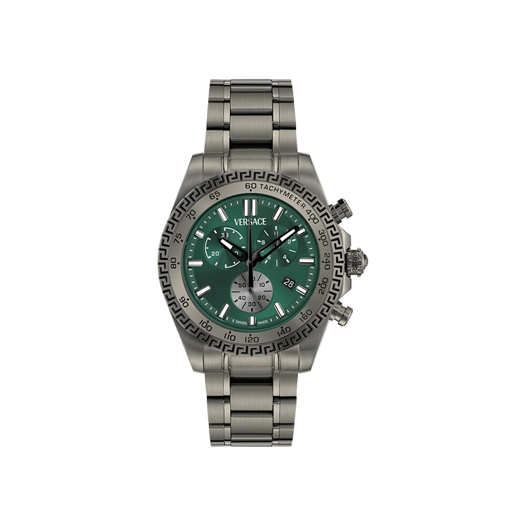 Versace Chrono X Bracelet Watch 'Gun'