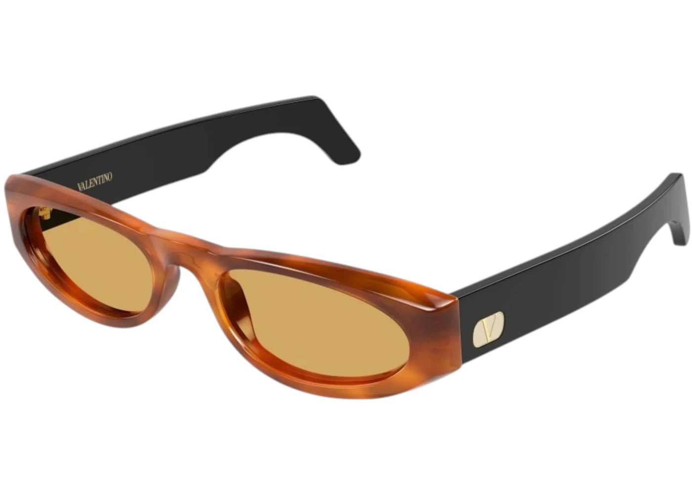 Valentino Plastic (VG0007S-002) Sunglasses Havana Black