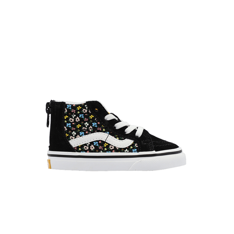 Vans Sk8-Hi Zip Toddler 'Ditsy Floral Black'