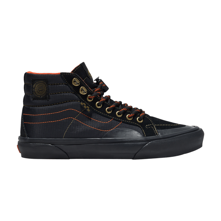 Spitfire Wheels x Vans Skate Sk8-Hi Reissue 'Black Flame'