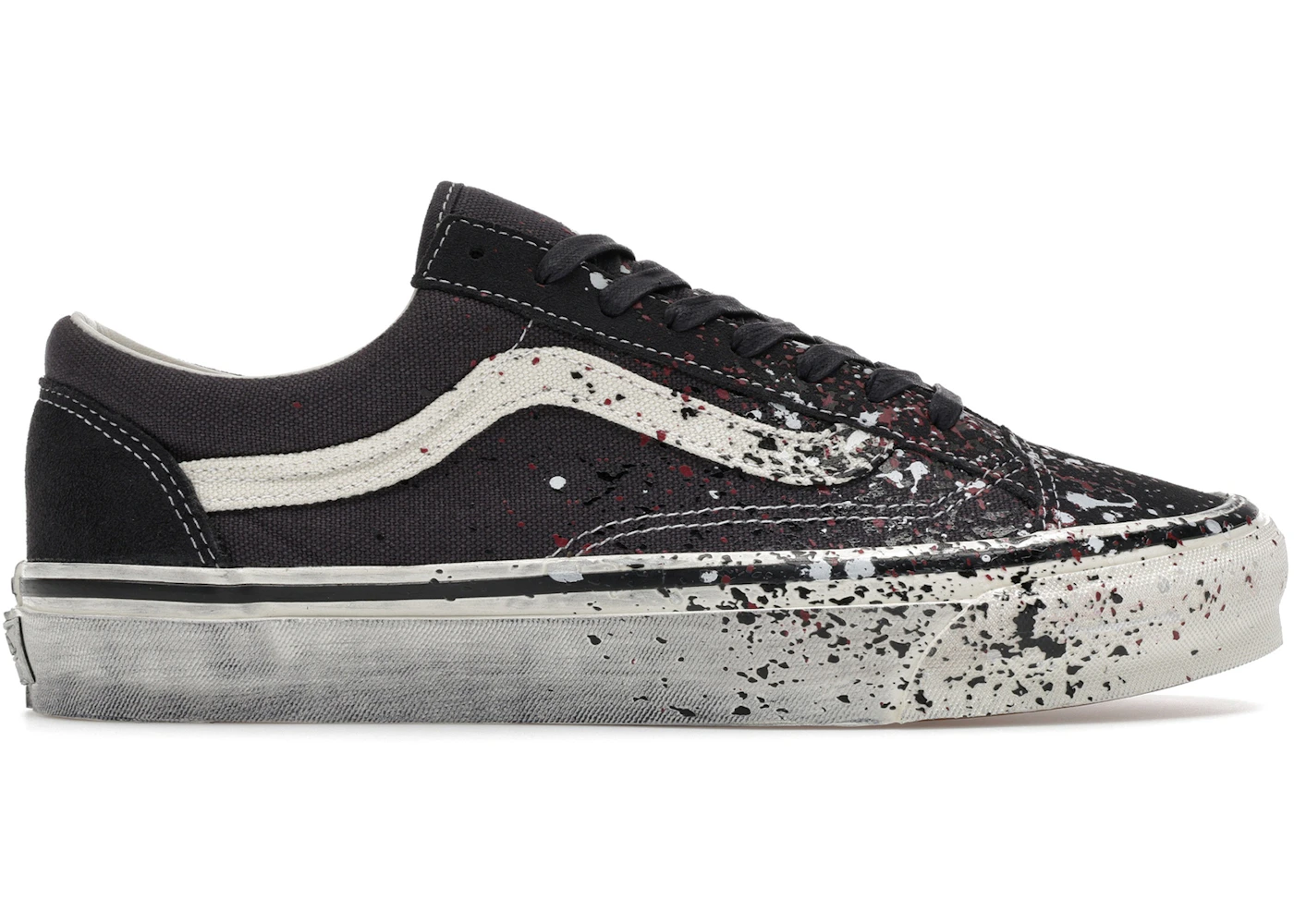 Vans Premium Old Skool 36 Paint Splatter Charcoal Grey