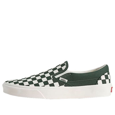 Vans Classic Slip-On 'Checkerboard Oil Green'