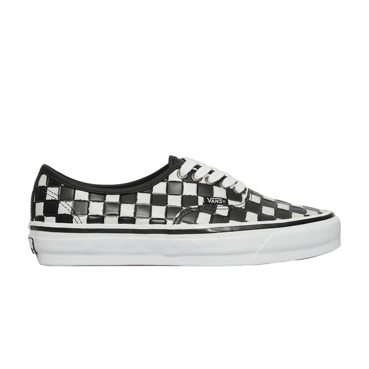 Vans Authentic 44 Vibram 'Leather Checkerboard - Black White'