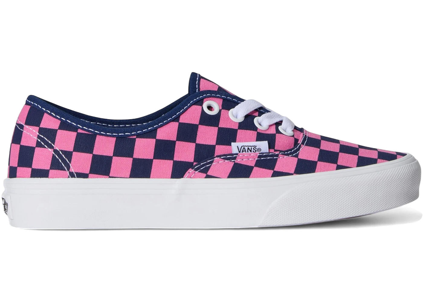 Vans Authentic Checkerboard Deep Indigo Blue Fizz Pink