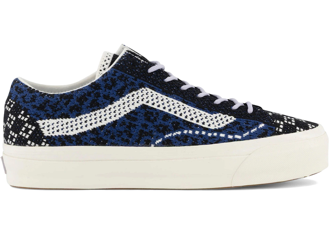 Vans Premium Old Skool 36 Knit Pack Cheetah Navy Blue