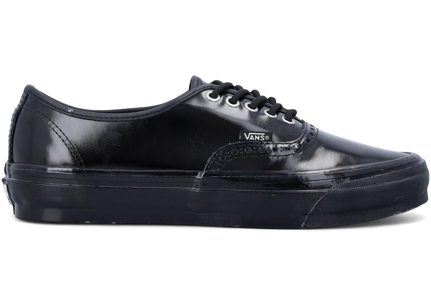 Vans OTW Authentic 44 Siped Vibram Gloss Leather Brogue Black