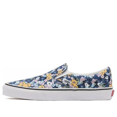 Vans Floral Classic Slip-On 'Blue Yellow'