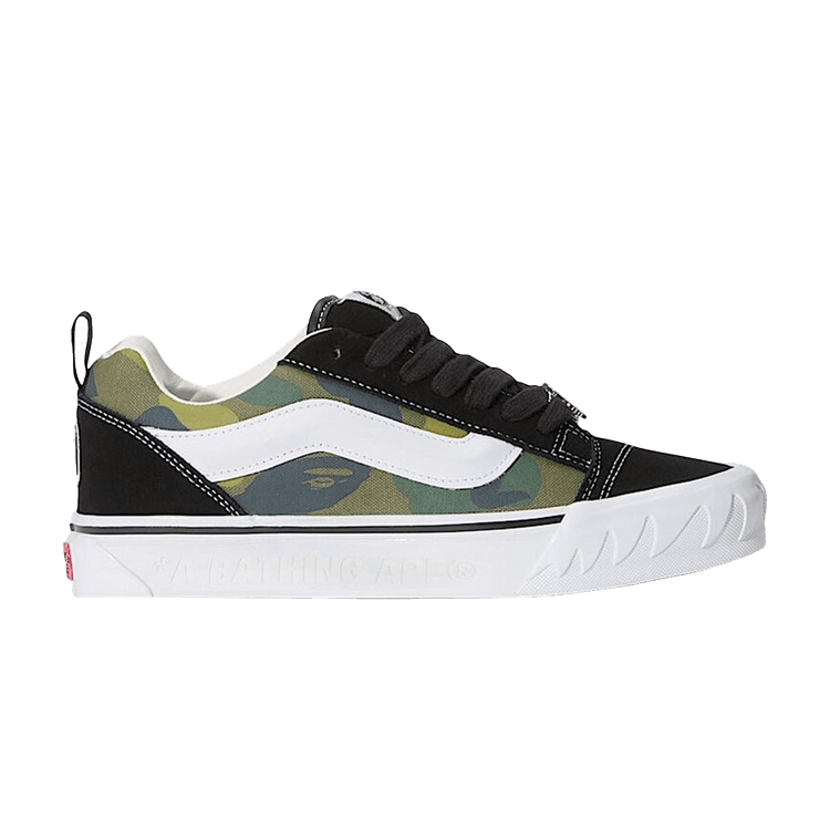 BAPE x Vans Premium Knu Skool 'Camo Green'