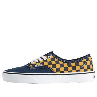 Vans Authentic 'Checkerboard Navy Gold'