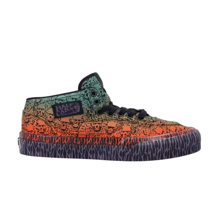 Vans Classic Slip-On Chito Skull 'Orange Green'
