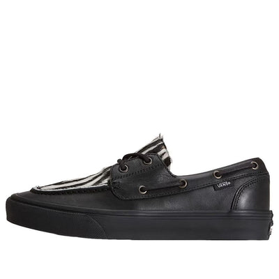 Vans 2-Eyelet Boat Shoe Pony Hair 'Black'