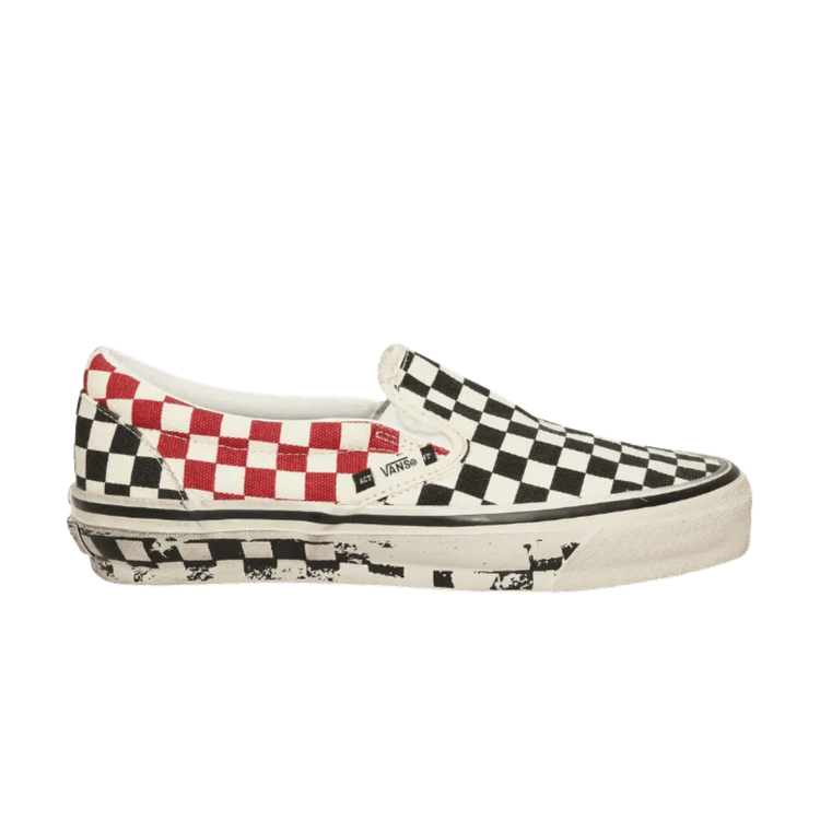 Vans LX Classic Slip-On 98 Act Of Disagreement 'Black Checkerboard'