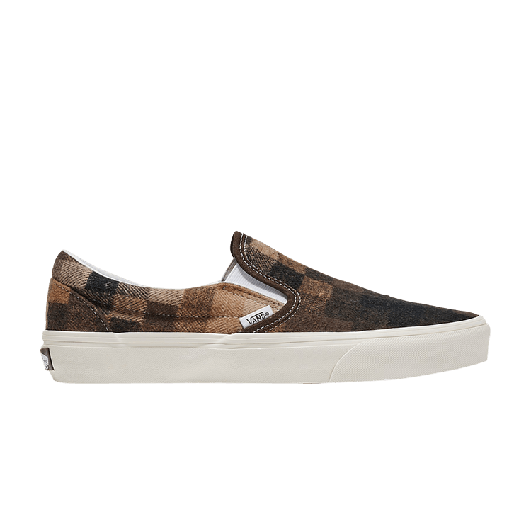 Vans Classic Slip-On 'Checkerboard Sweater - Brown'