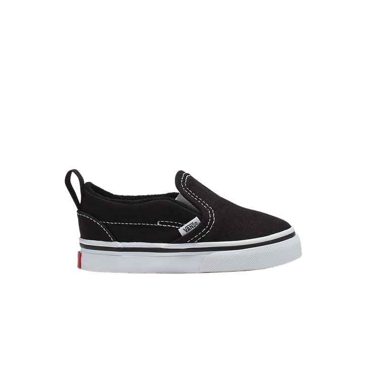 Vans Slip-On V Toddler 'Black White'