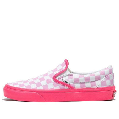 Vans slip-on CUSTOMS NEON 'Pink Checkerboard'