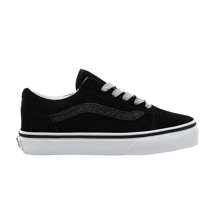 Vans Old Skool Kids 'Glitter Sidestripe - Black'