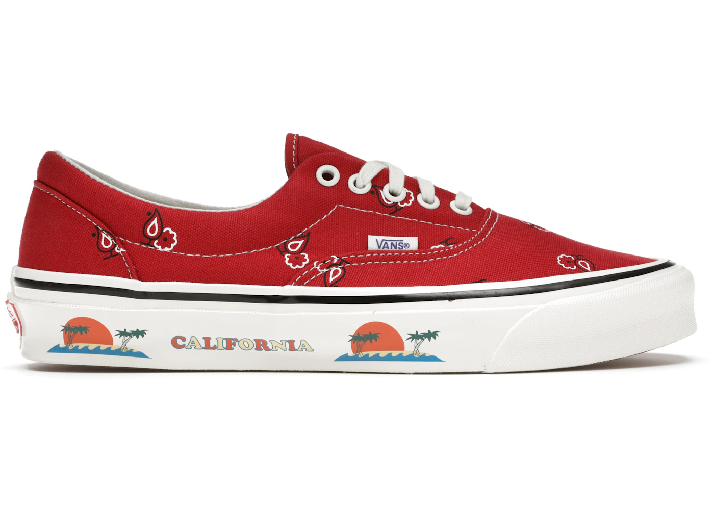 Vans OG Era Paisley Red