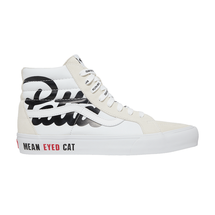 Patta x Vans Vault Sk8-Hi Reissue VLT LX 'Mean Eyed Cat - White'