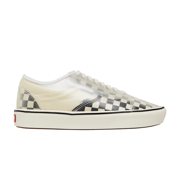 Vans ComfyCush Slip-Skool 'Checkerboard - White'