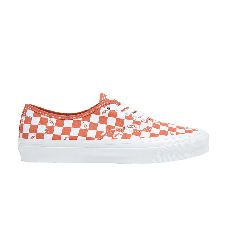 Vans OG Authentic LX 'Mecca Orange Checkerboard'