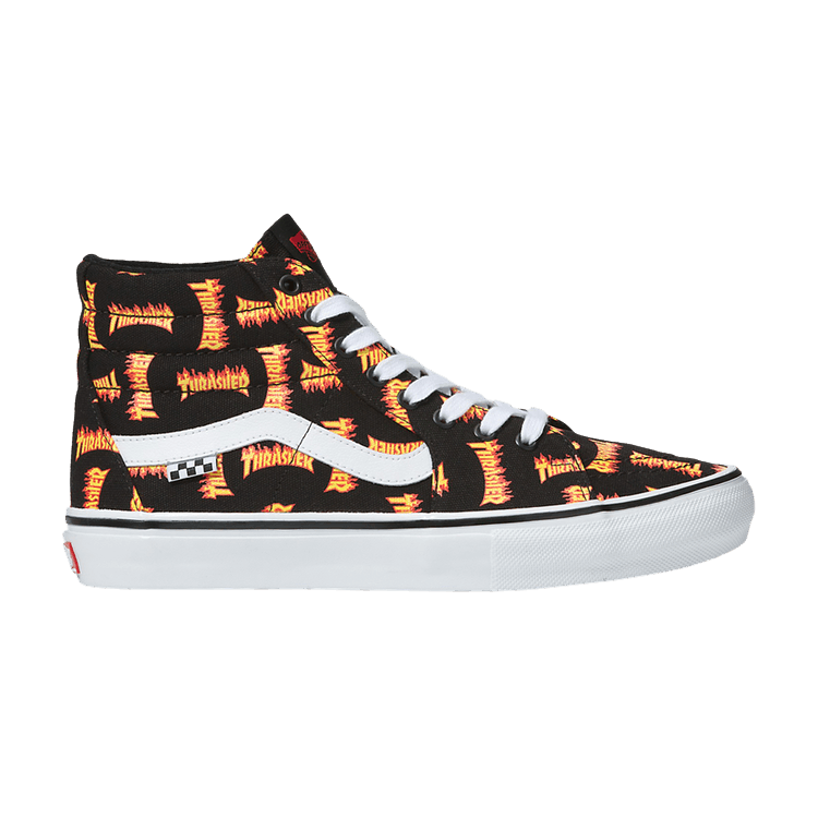 Thrasher x Vans Skate Sk8-Hi 'Allover Thrasher Logo'