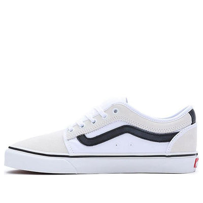 (WMNS) Vans Chukka Low Sidestripe 'White Black'