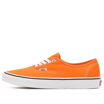 Vans Authentic Casual Fashion Skate Shoes Unisex Orange