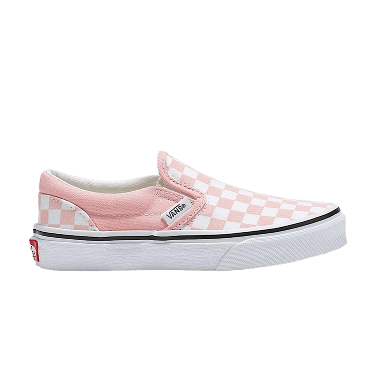 Vans Classic Slip-On Kids 'Checkerboard - Powder Pink'