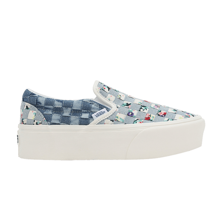 Vans Classic Slip-On Stackform 'Woven - Denim Floral'