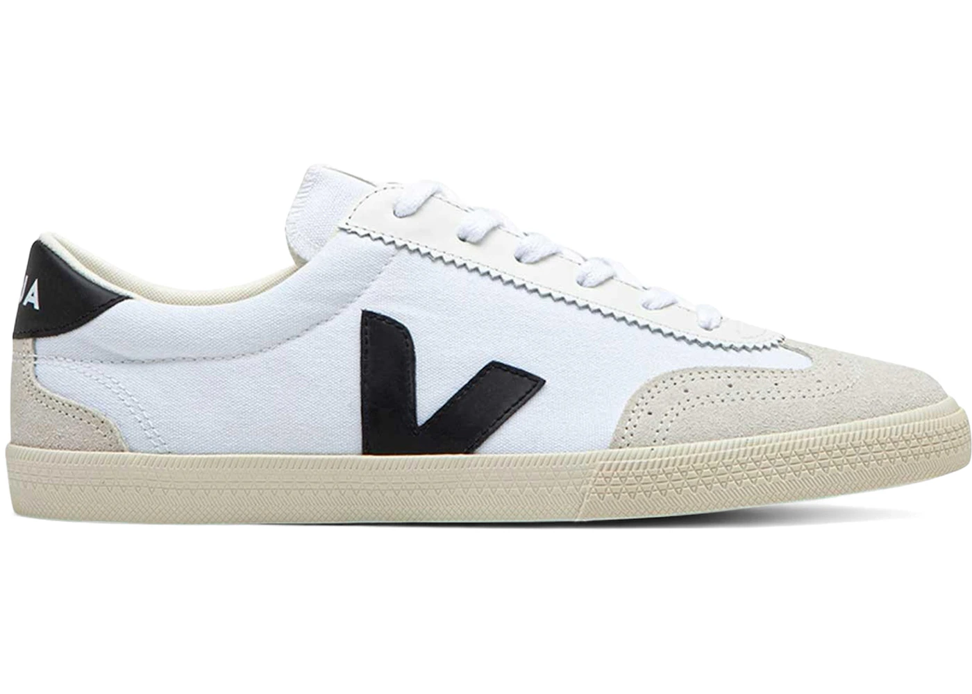 Veja Volley Canvas White Black
