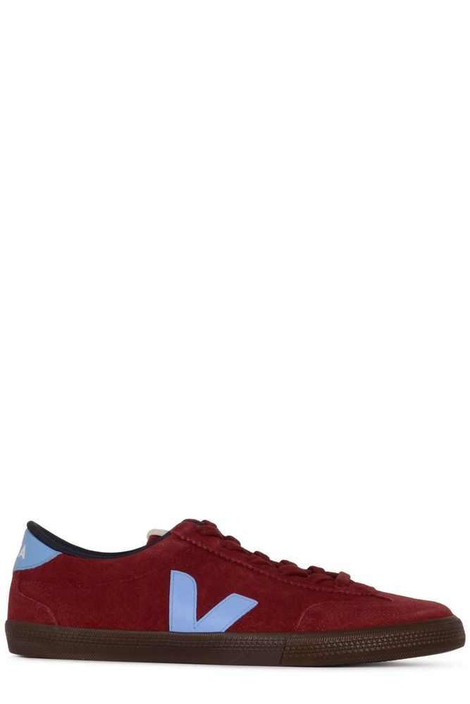 Veja Volley Round Toe Lace-Up Sneakers