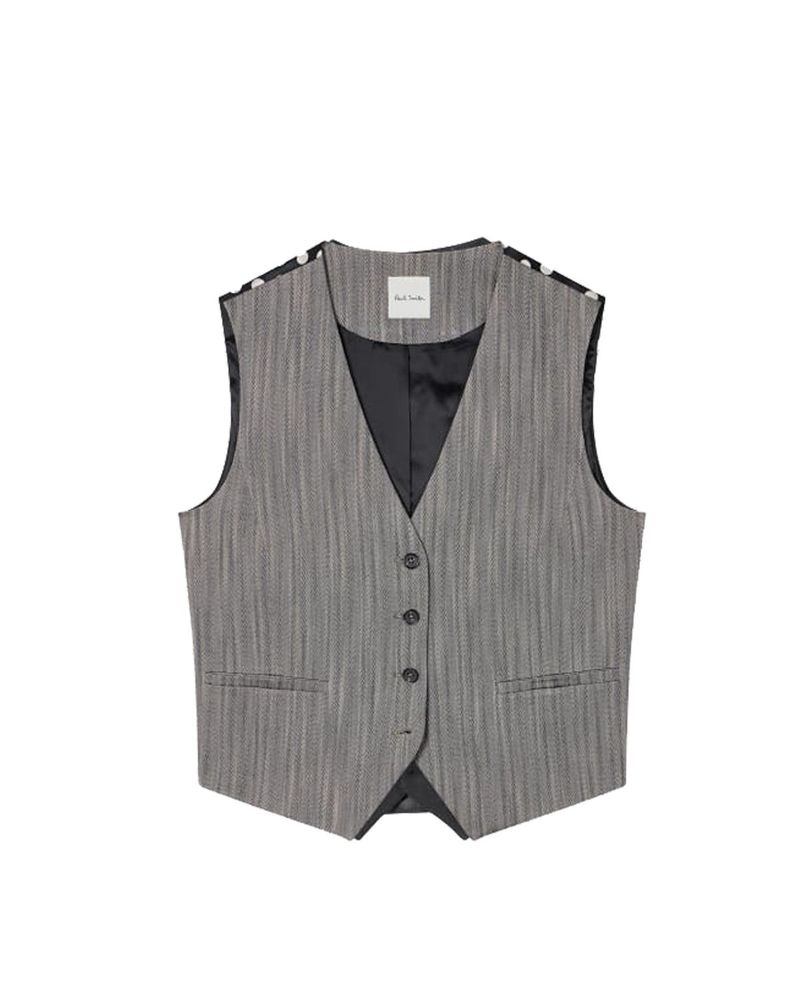 Paul Smith Herringbone Tailored Vest