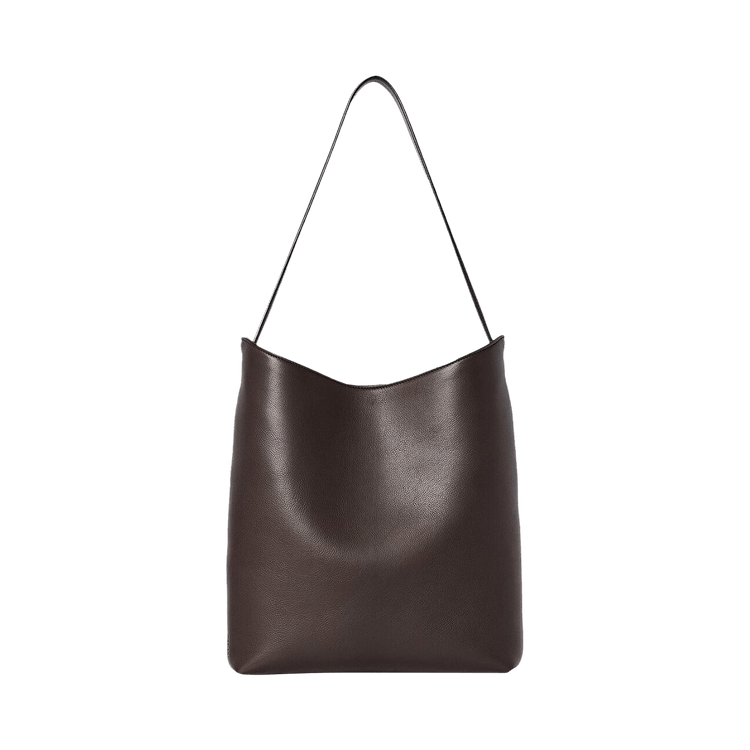 The Row Alma Shoulder Bag 'Dark Brown'