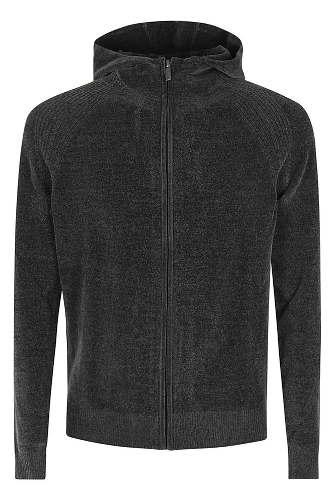 RRD Velvet Full Zip Hooded Sweater