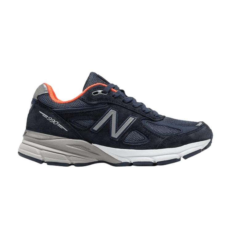 New Balance Wmns 990v4 Made in USA 'Navy Orange'