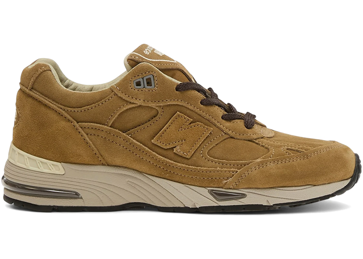 New Balance 991v1 Luxe Suede MiUK Dijon Castle Wall (Women's)