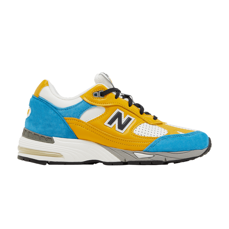Sneakersnstuff x New Balance Wmns 991 Made in England 'Blue Yellow'