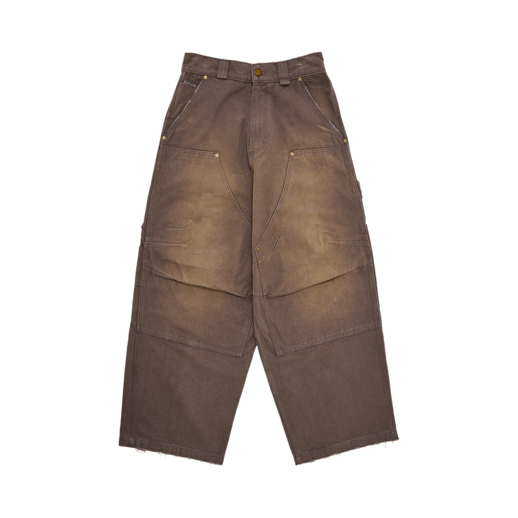 Willy Chavarria Stockton Double Knee Pant 'Concrete'
