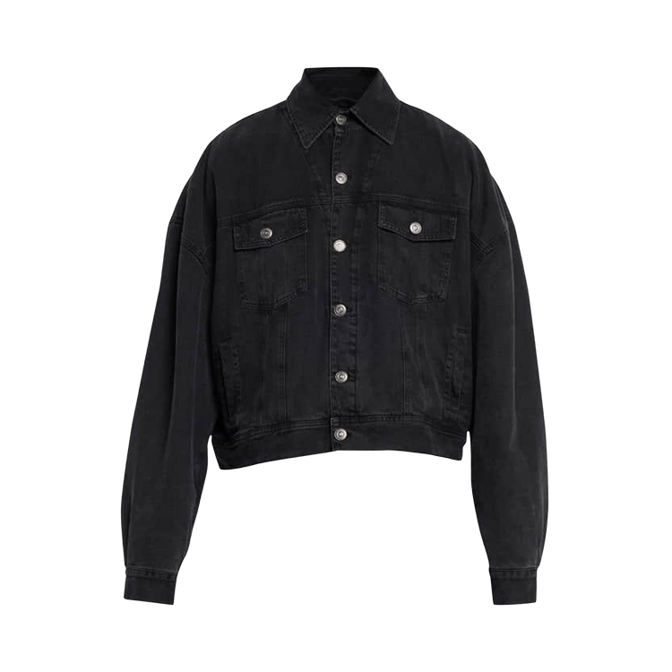 Willy Chavarria Chachi Denim Trucker Jacket 'Black'