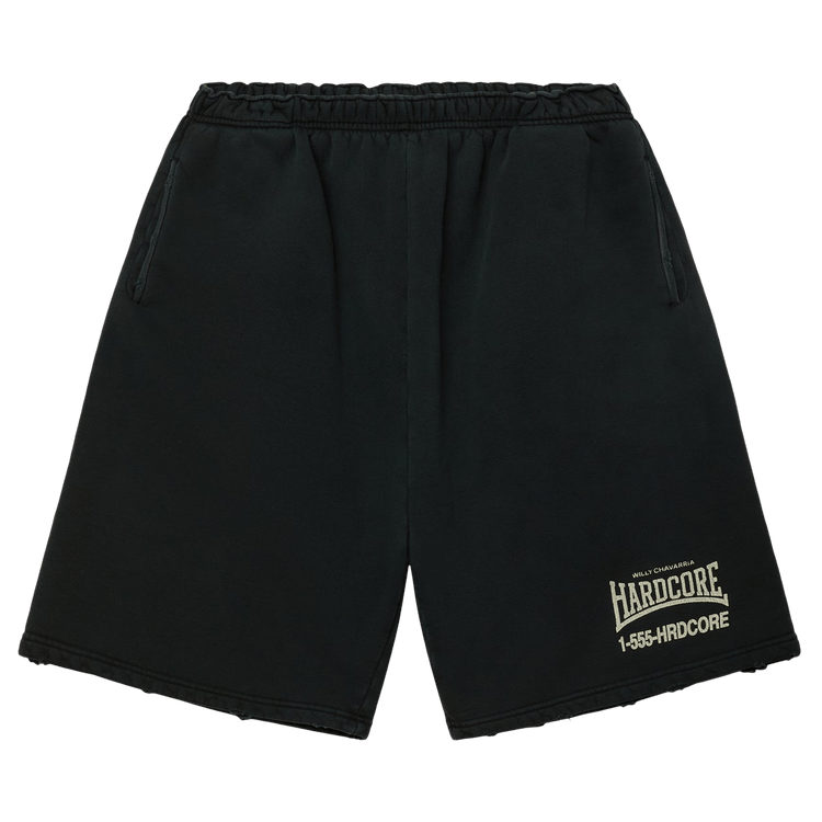 Willy Chavarria Hardcore Buffalo Sweatshort 'Black'