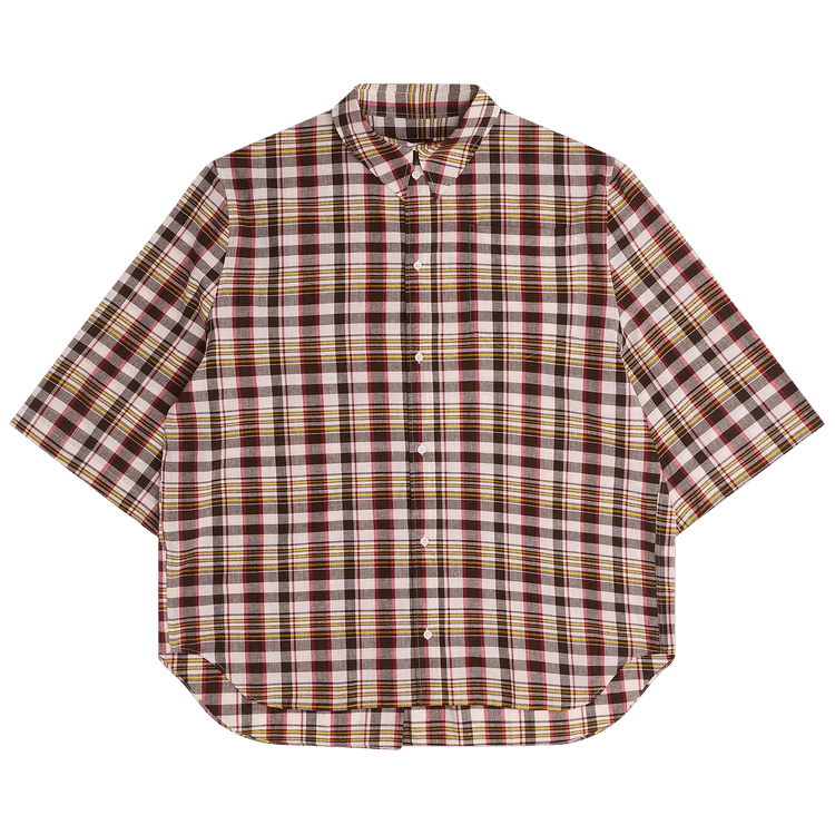 Willy Chavarria Hacienda Short-Sleeve Shirt 'Brown'
