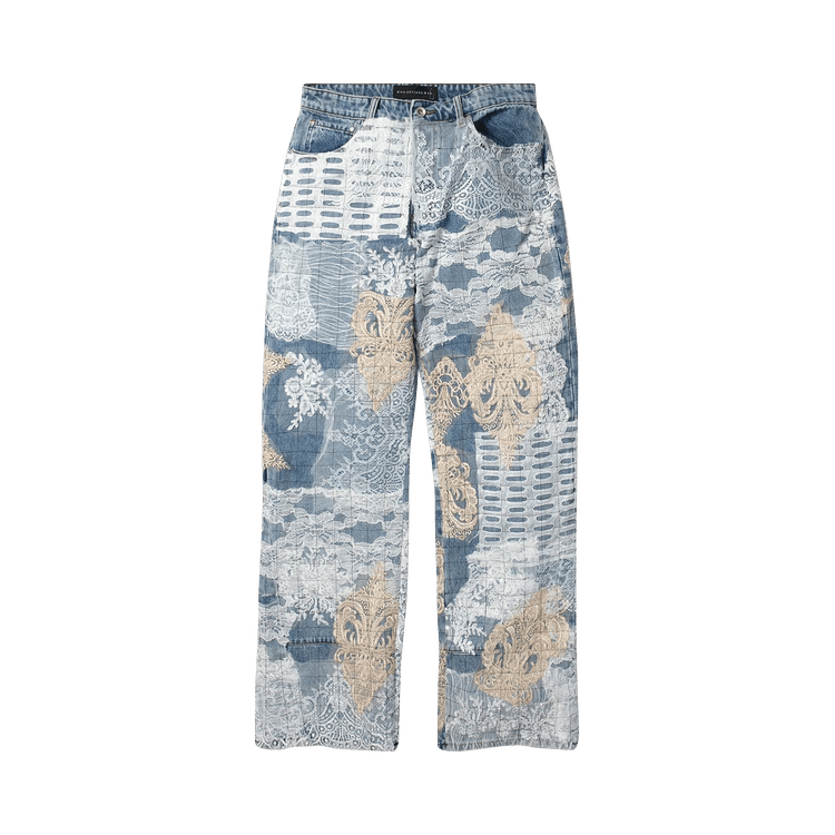 Who Decides War Grid Lace Denim 'Sky'