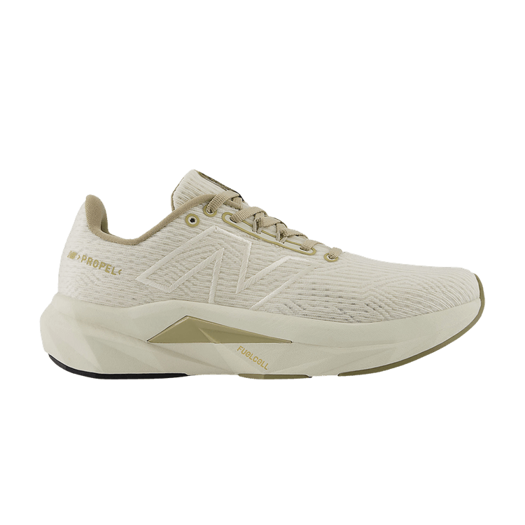 New Balance Wmns FuelCell Propel v5 Wide 'Linen Gold Metallic Stoneware'