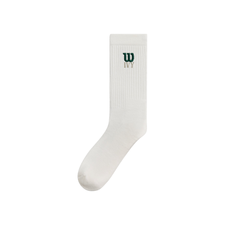 Kith Ivy For Wilson Performance Crew Socks 'White'